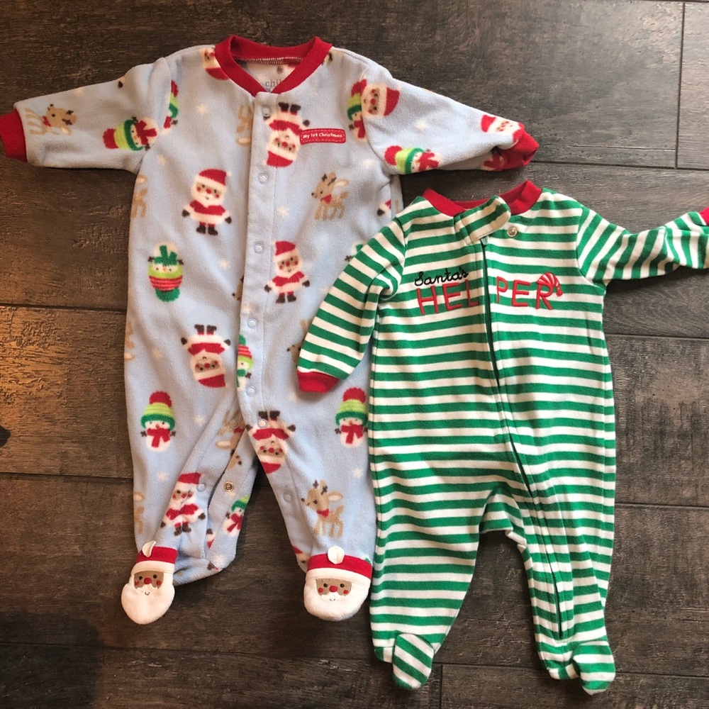 Carters Baby Christmas onesies